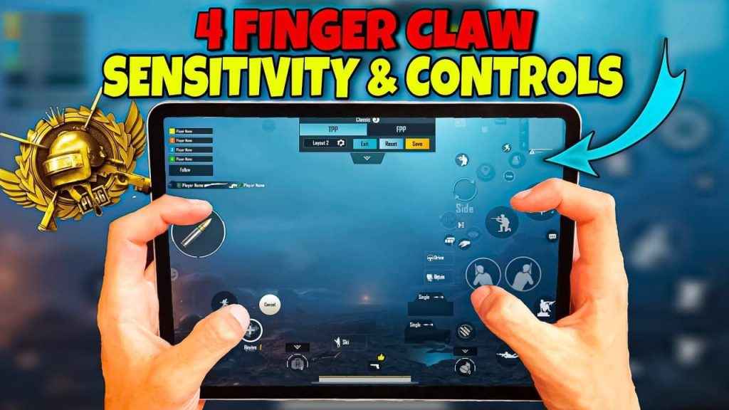 best pubg control codes for ipad PUBG Mobile iPad claw and gyro combination HUD