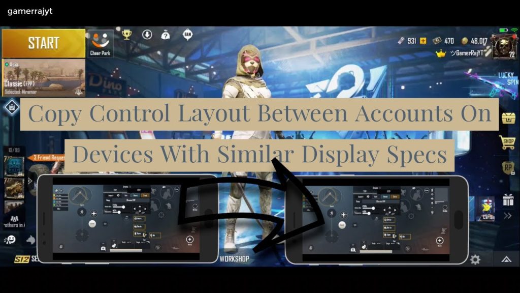 how to save pubg mobile control codes screenshot of PUBG Mobile control layout tabs