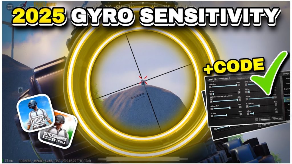 latest pubg control codes for gyro PUBG Mobile gyro high sensitivity close combat gameplay