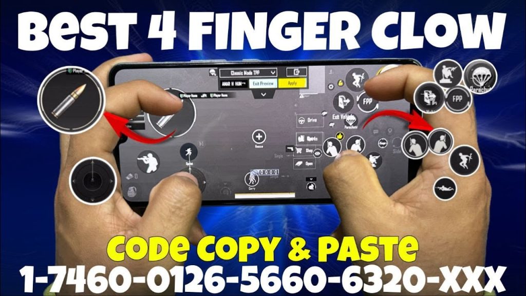 optimized pubg control codes PUBG Mobile 4 finger claw control code overlay