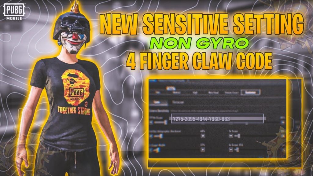 optimized pubg control codes PUBG Mobile no gyro control code layout for fingers