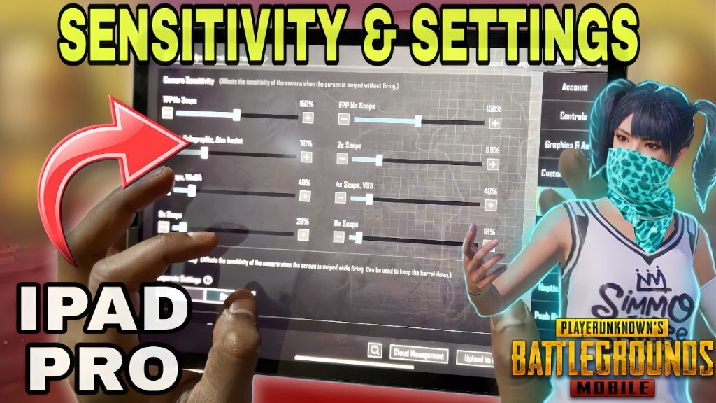 pubg 6 finger control codes PUBG Mobile gyro 6 finger control settings