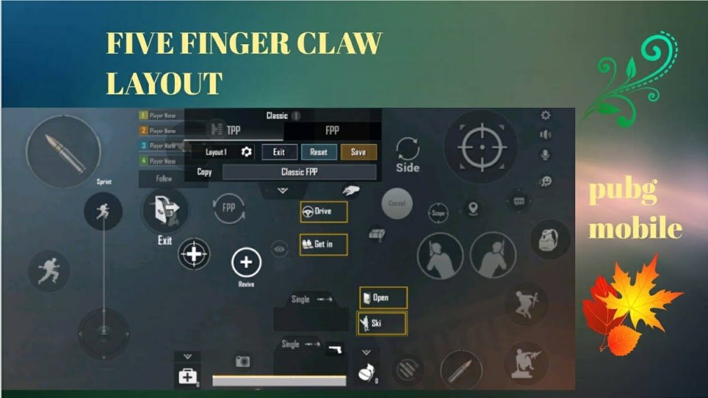 pubg claw layout code PUBG Mobile 5 finger claw layout screenshot