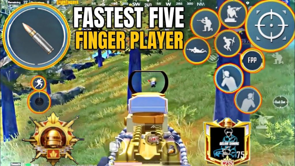 pubg control code for five finger claw PUBG Mobile five finger claw M416 spray screenshot gameplay