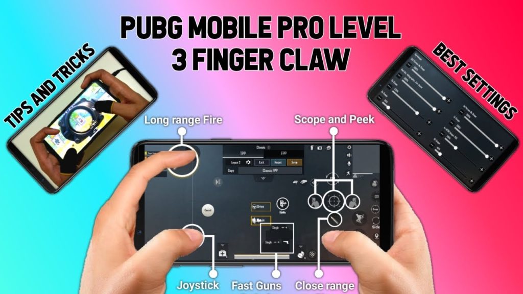 pubg control codes 2026 PUBG Mobile 3 finger claw control setting on tablet