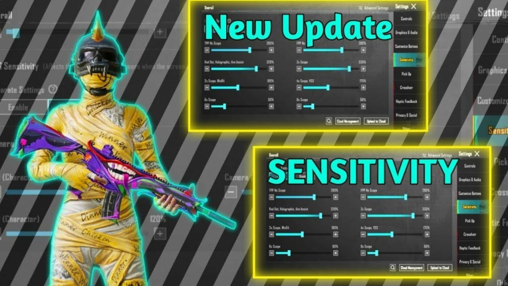 pubg control codes after patch PUBG Mobile ADS sensitivity slider close up