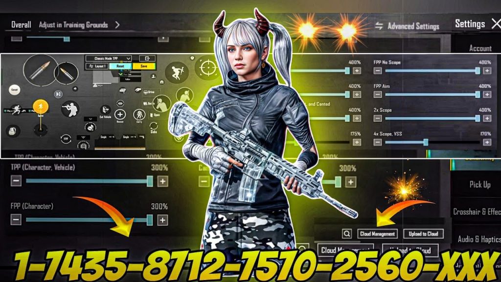 pubg control codes after patch PUBG Mobile control settings screen after patch 2025