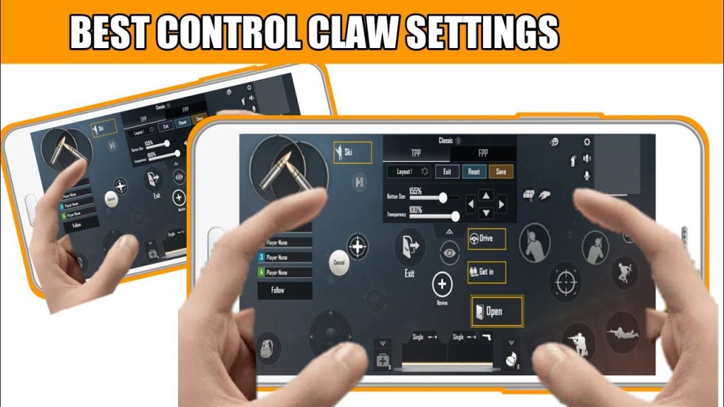 pubg control codes and ads settings PUBG Mobile control codes layout on phone screen