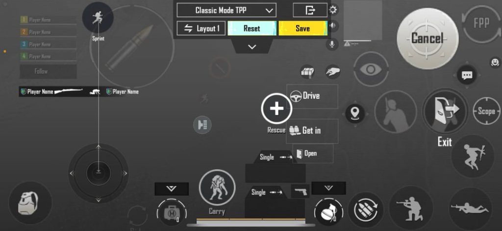 pubg control codes and gyro PUBG Mobile hybrid gyro toggle button control layout