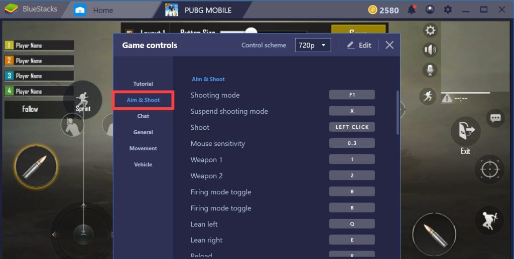 pubg control codes bluestacks PUBG Mobile BlueStacks grenade quick throw key macro setup