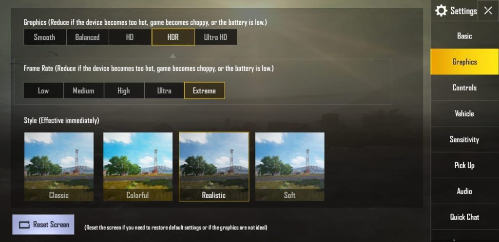 pubg control codes for 144hz devices PUBG Mobile 144Hz phone gameplay screenshot smooth graphics