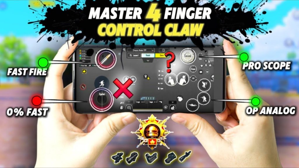 pubg control codes for 4 finger Swagg 4 finger PUBG Mobile layout code screenshot