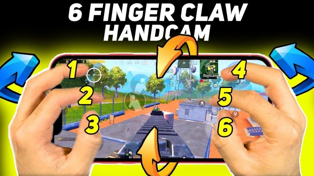 pubg control codes for 6 finger PUBG Mobile classic 6 finger claw setup phone screen