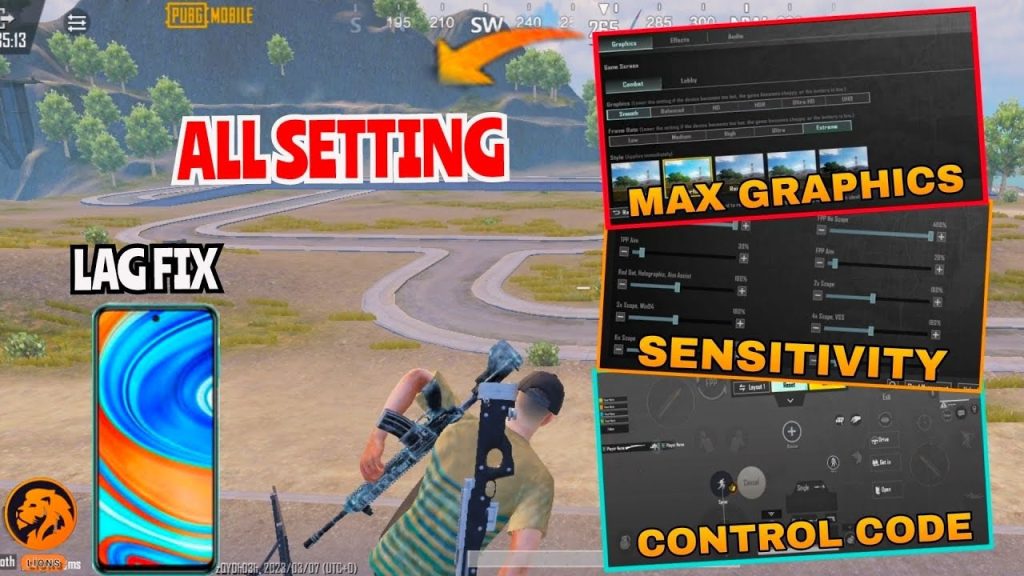 pubg control codes for 60fps devices PUBG Mobile 60fps device control settings screenshot