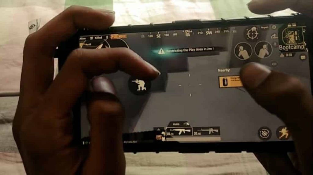 pubg control codes for beginners PUBG Mobile control layout beginner 2 finger screenshot