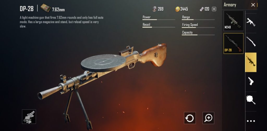 pubg control codes for dp28 spray PUBG Mobile DP28 LMG spray recoil pattern