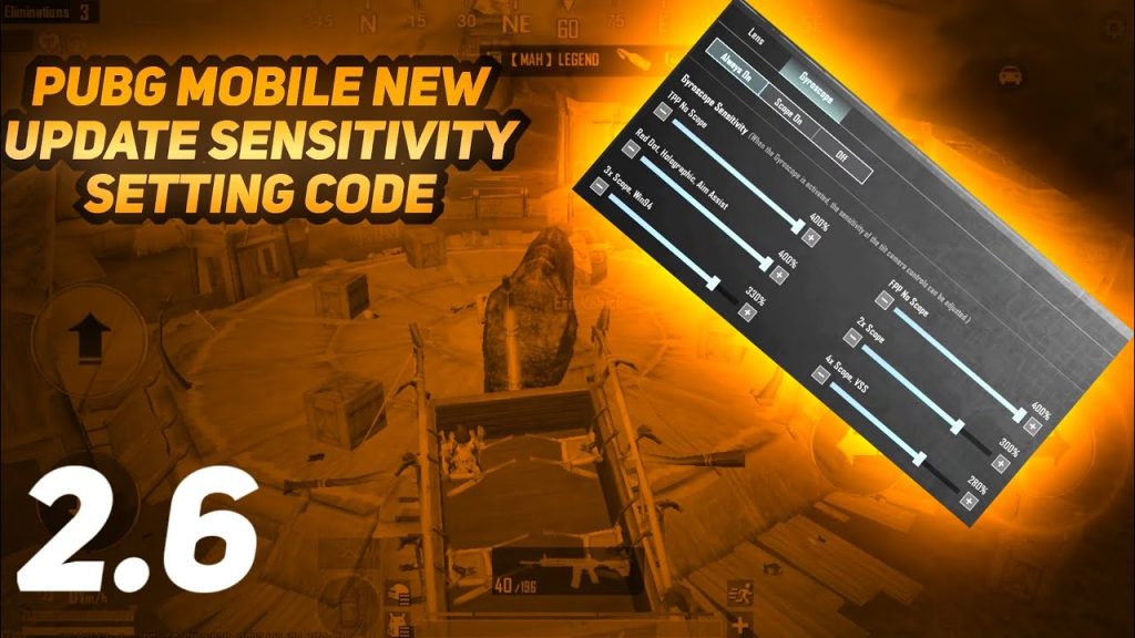 pubg control codes for europe server PUBG Mobile gyroscope sensitivity control settings menu