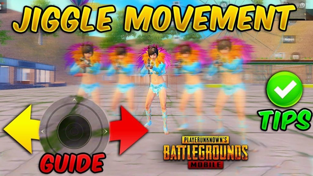 pubg control codes for jiggle movement PUBG Mobile jiggle movement control code layout screenshot