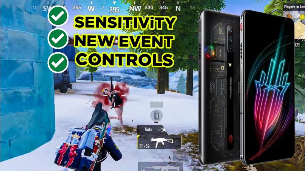 pubg control codes for nubia red magic Nubia Red Magic PUBG Mobile item slot mapping trigger closeup