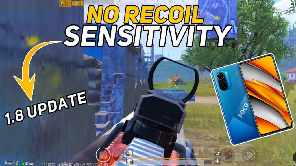 pubg control codes for poco phones Poco M3 PUBG no recoil control code layout screenshot