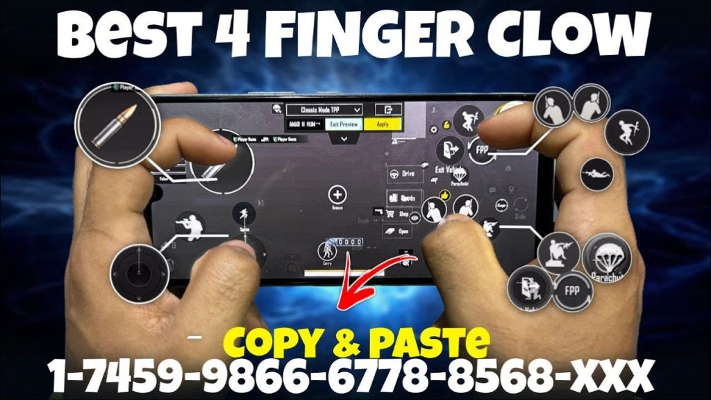 pubg control codes for realme phones PUBG Mobile 4 finger claw layout on Realme phone screen