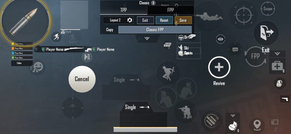 pubg control codes for realme phones PUBG Mobile peek fire control code Realme phone combat