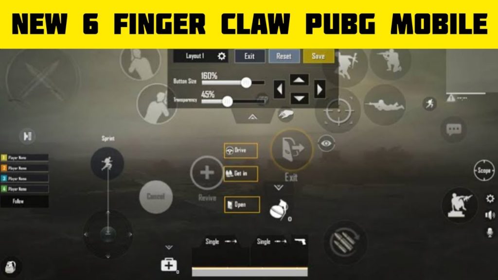 pubg control codes for shotgun rush PUBG Mobile 6 finger claw layout for shotguns gameplay