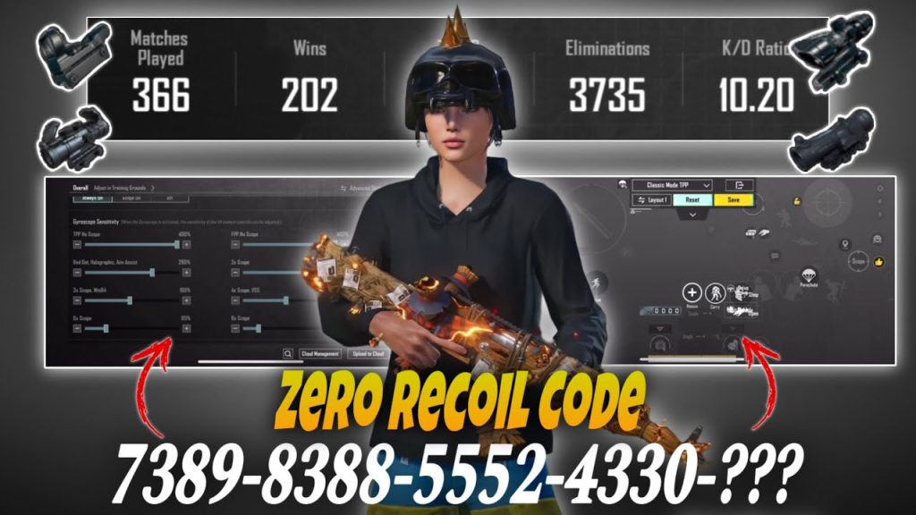 pubg control codes for smg rush PUBG Mobile gyroscope sensitivity settings for SMG
