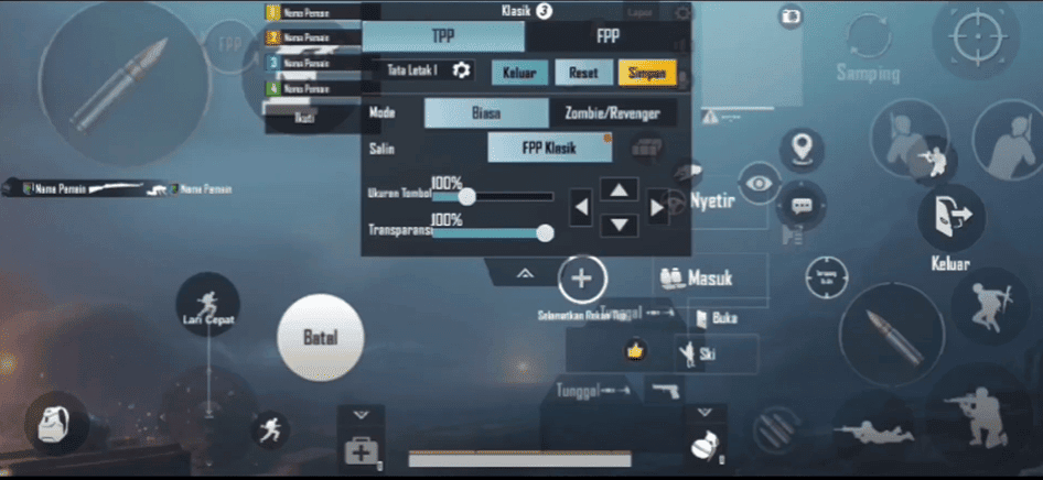 pubg control codes for squad match PUBG Mobile weapon swap layout control code