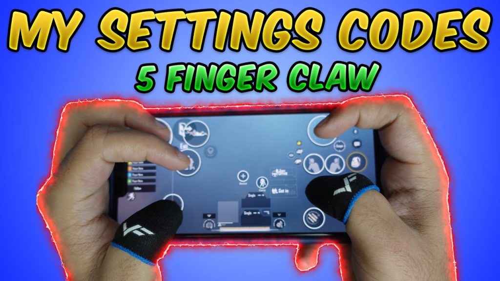 pubg control codes list PUBG mobile 6 finger claw control code screenshot