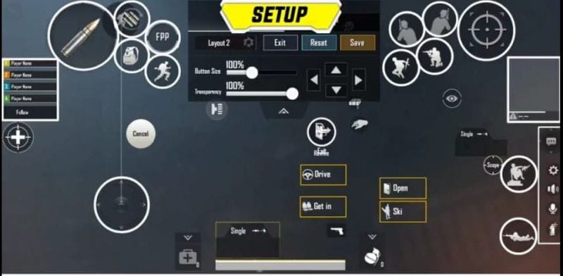 pubg control codes with ads sensitivity PUBG Mobile 4 finger claw control layout screenshot