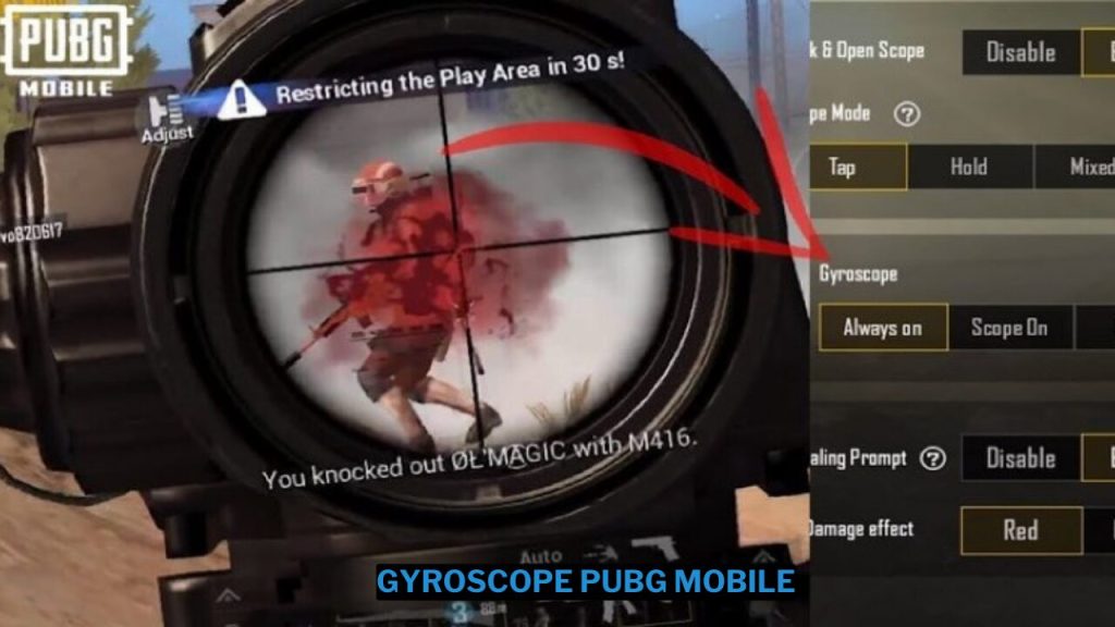 pubg gyro layout code PUBG Mobile gyroscope calibration test in training mode