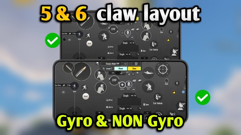 pubg mobile 5 finger layout code PUBG Mobile gyro aiming setup with 5 finger layout
