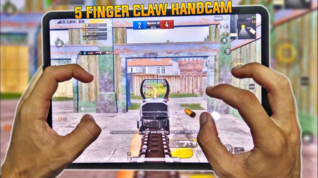 pubg mobile 5 finger layout code PUBG Mobile iPad 5 finger layout code import screen