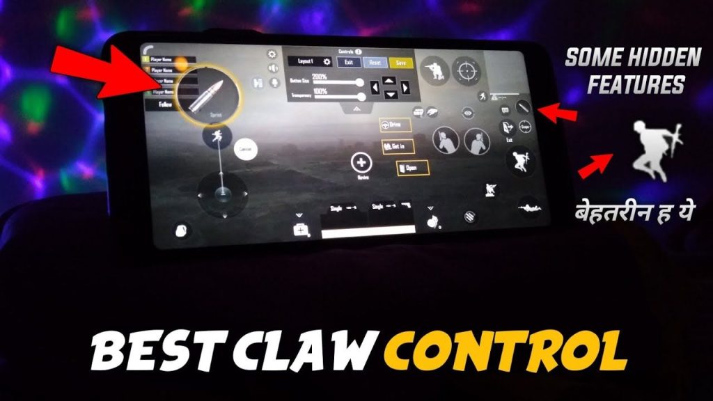 pubg mobile control codes after season reset PUBG Mobile 6 finger tablet claw layout screenshot