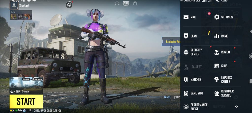 pubg mobile control codes cannot apply PUBG Mobile account settings with login option