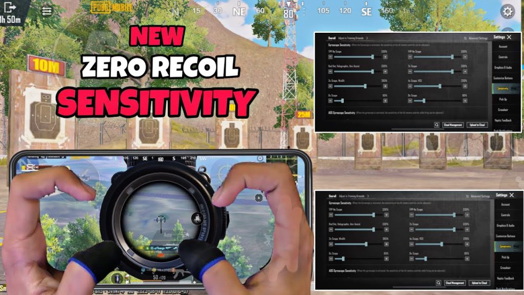 pubg mobile control codes for current update PUBG Mobile gyroscope control settings screenshot