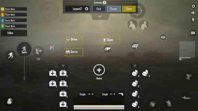 pubg mobile control codes for current update PUBG Mobile peek and shoot control layout screenshot