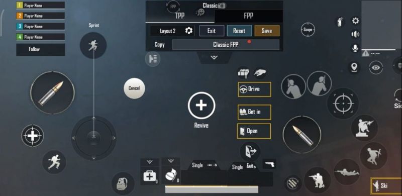 pubg mobile control codes india PUBG Mobile 2-finger claw control layout screenshot
