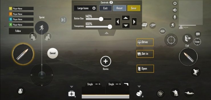 pubg mobile control codes with ads settings PUBG Mobile ADS fire button layout control code
