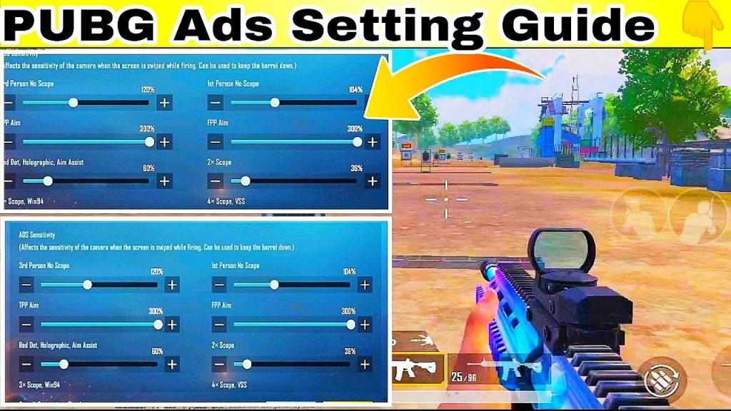 advanced pubg control codes PUBG Mobile custom ADS button placement screenshot