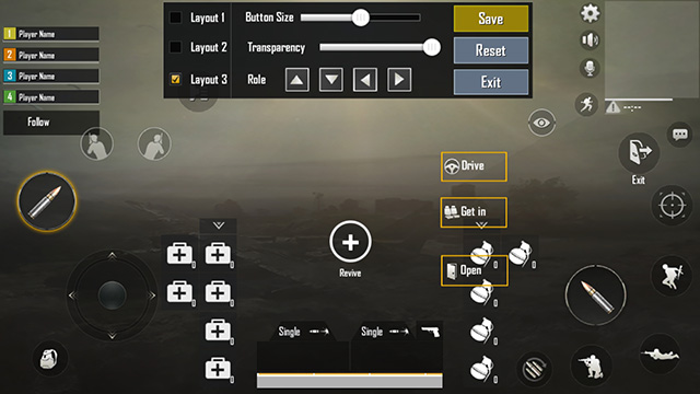 advanced pubg control codes PUBG Mobile optimized mini-map and peek button layout
