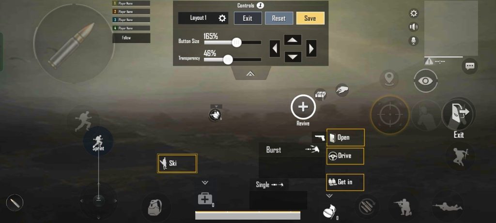 balanced pubg control codes PUBG Mobile Lite control code balanced settings screenshot