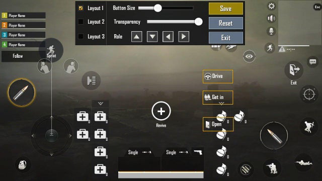 best pubg control codes for android PUBG Mobile AKM spray control layout on Android