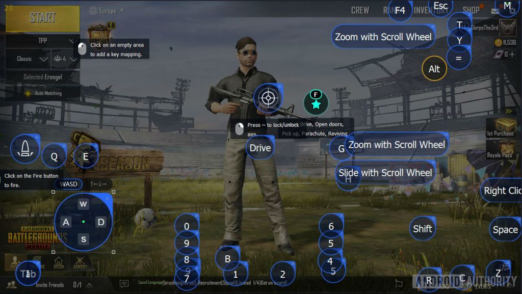 best pubg control codes for emulator Tencent Gaming Buddy PUBG Mobile quick peek control code