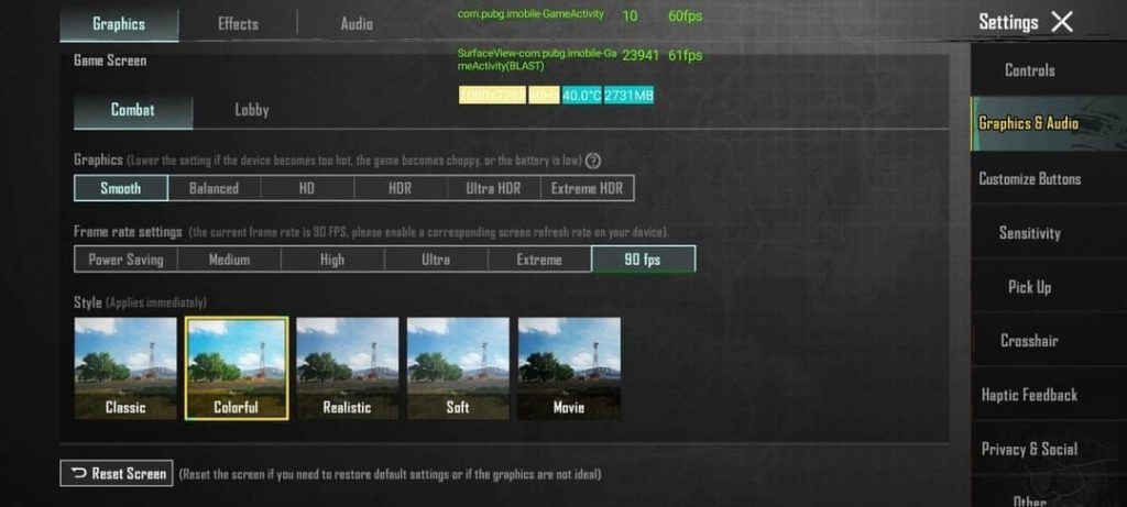 best pubg control codes for low end phones PUBG mobile low end phone control settings screenshot 2GB RAM