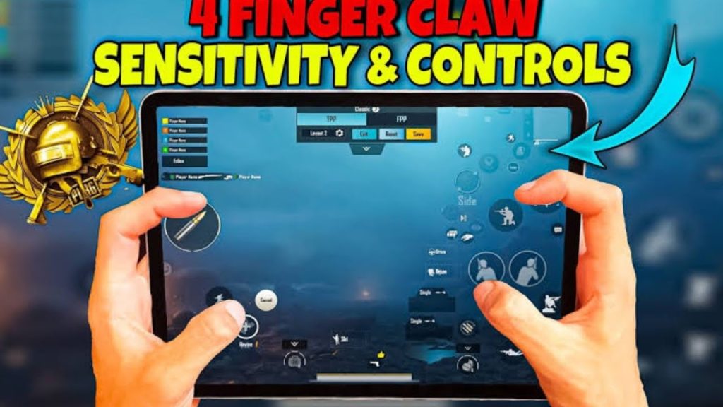 bgmi control codes BGMI iPad control layout with claw