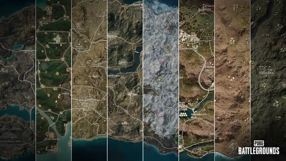 defensive pubg control codes PUBG Mobile player driving vehicle on map showing safe zone rotation control layout