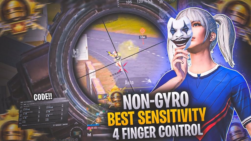 easy pubg control codes PUBG Mobile non gyro control code layout screenshot