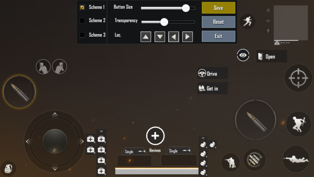 how to apply pubg control codes PUBG Mobile settings screen with Controls tab and Layout button highlighted